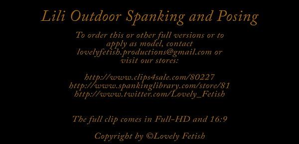  Clip 11Lil Lili Outdoor Spanking and Posing - DS - Full Version Sale $18
